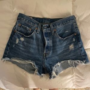 Levi 501 denim shorts